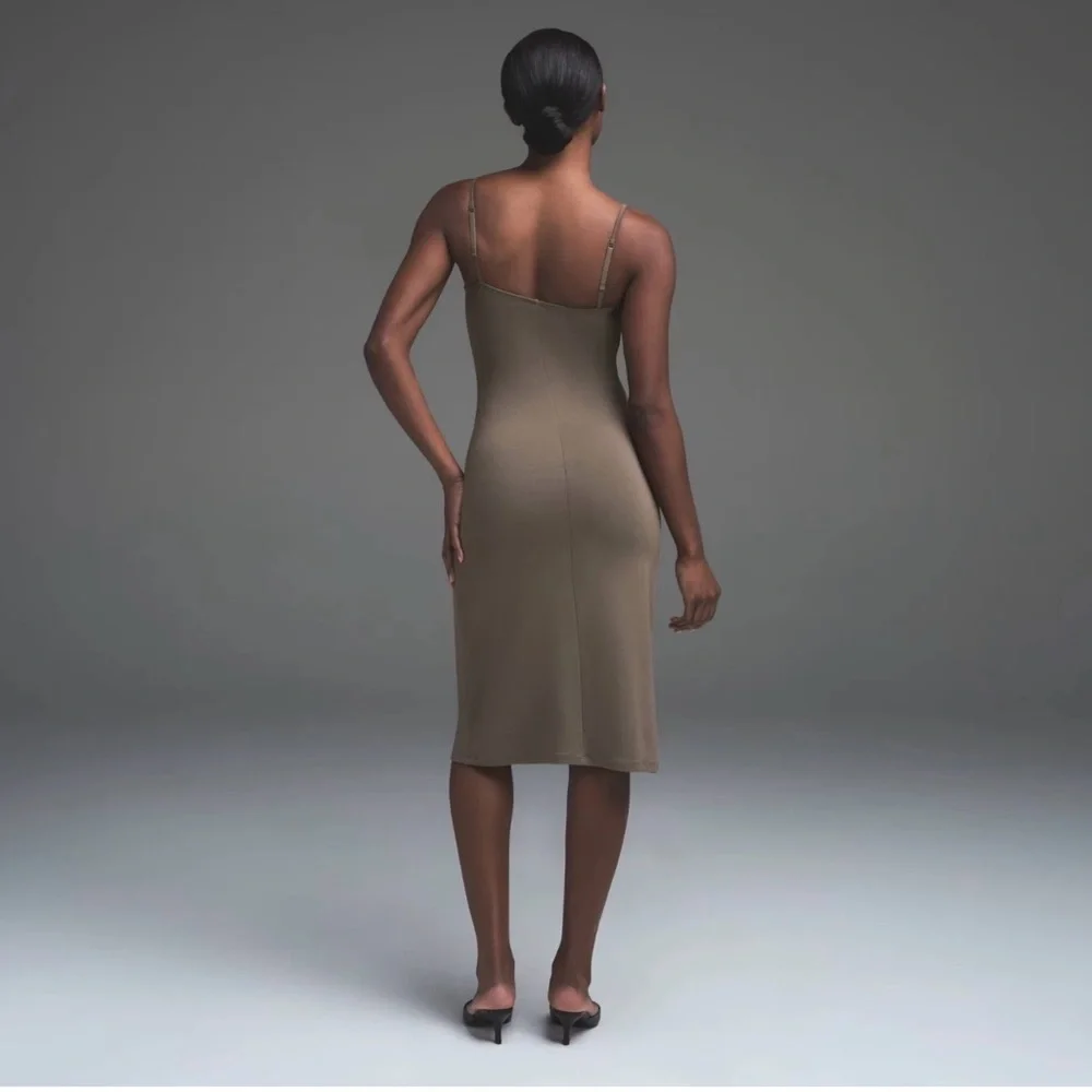 Skims NEW size med Truffle  Midi Dress - Picture 4 of 6